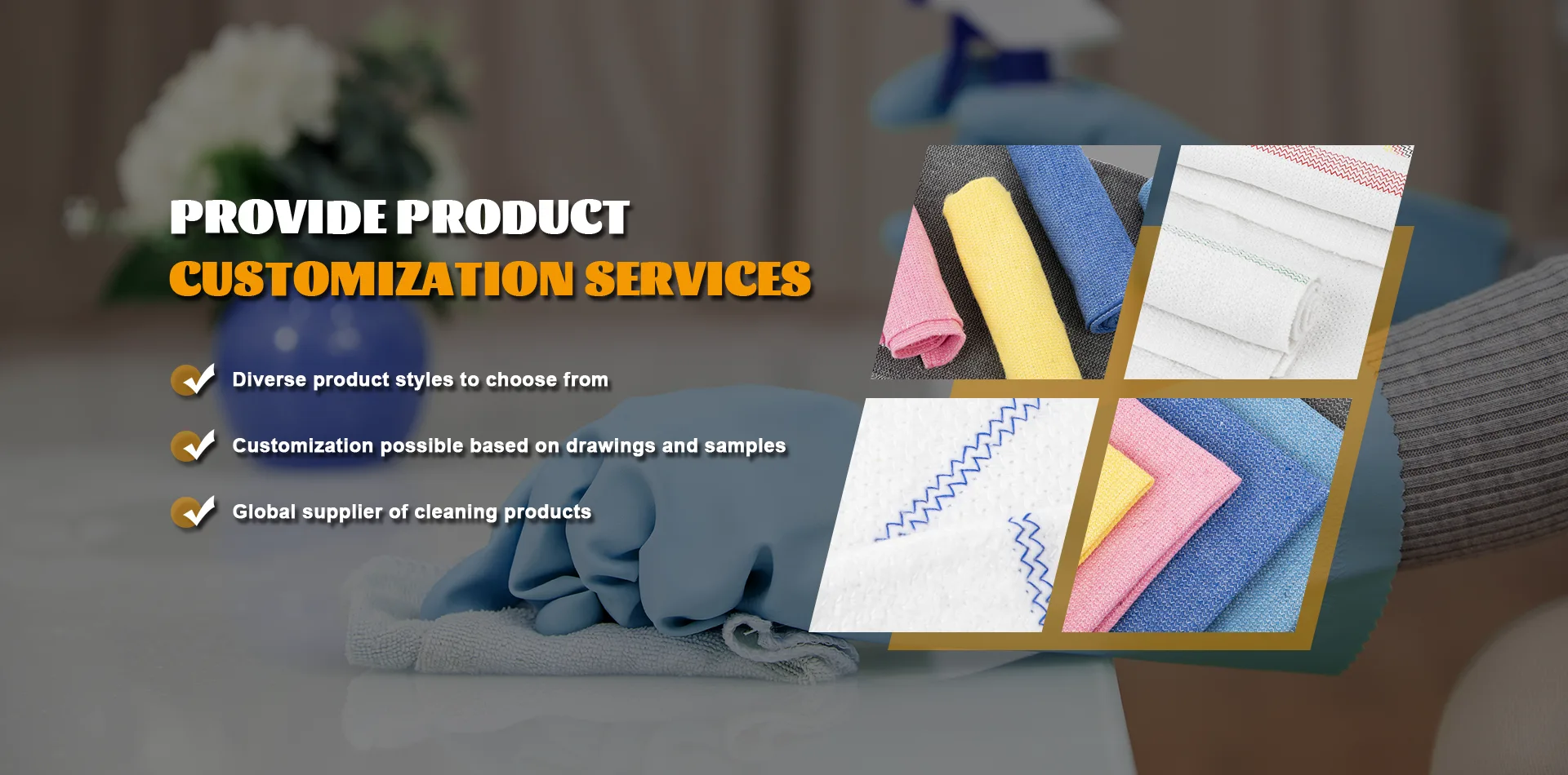 Provide product customization services